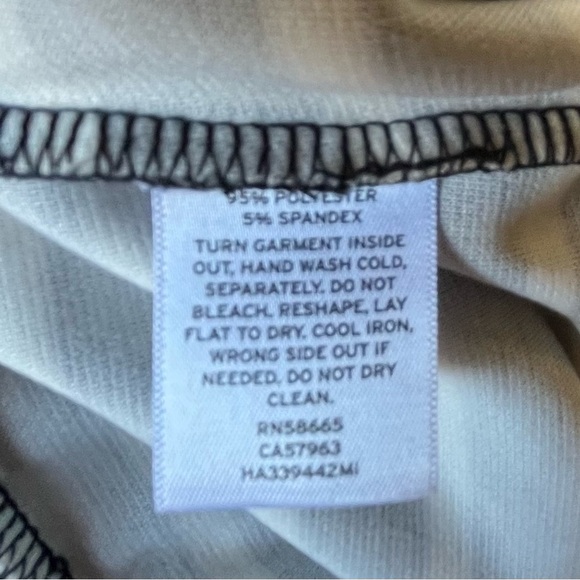 Halogen Black and White Wrap Pencil Skirt Knee-Length - Picture 10 of 10